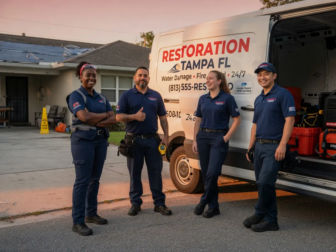 Water Damage Restoration company in Tampa, KS