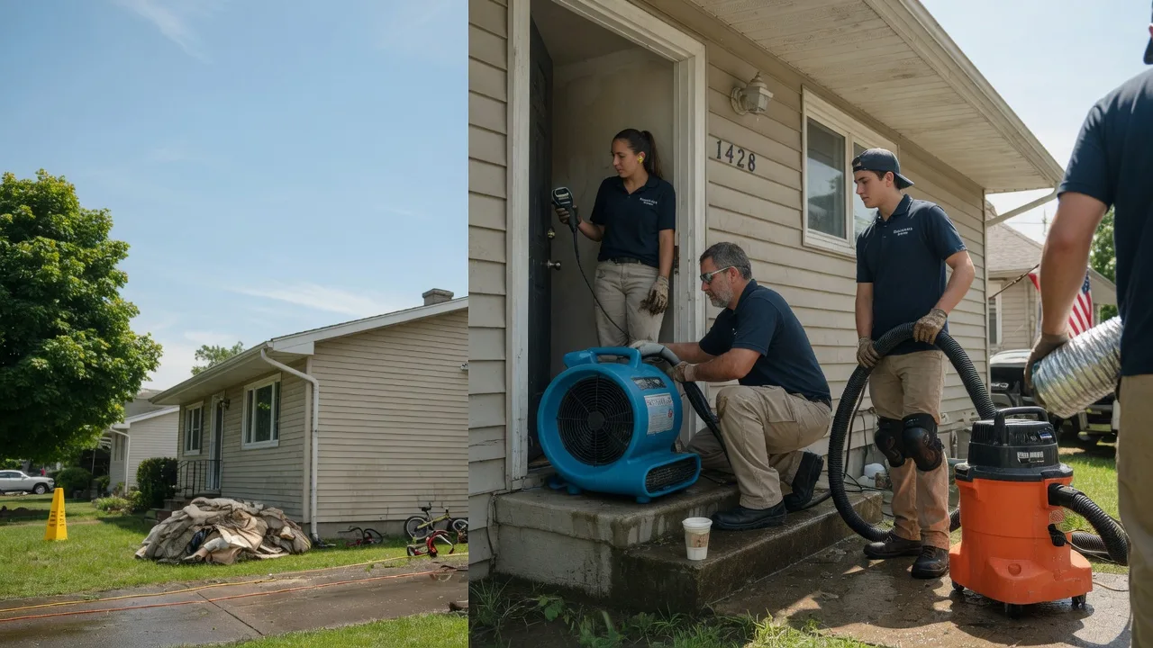 Water Damage Restoration in Tampa, KS near me